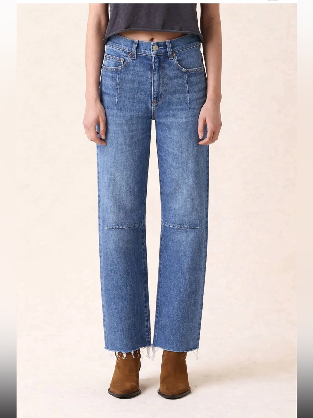 Le Jean Pixie Ankle Fray Size 24 NWT